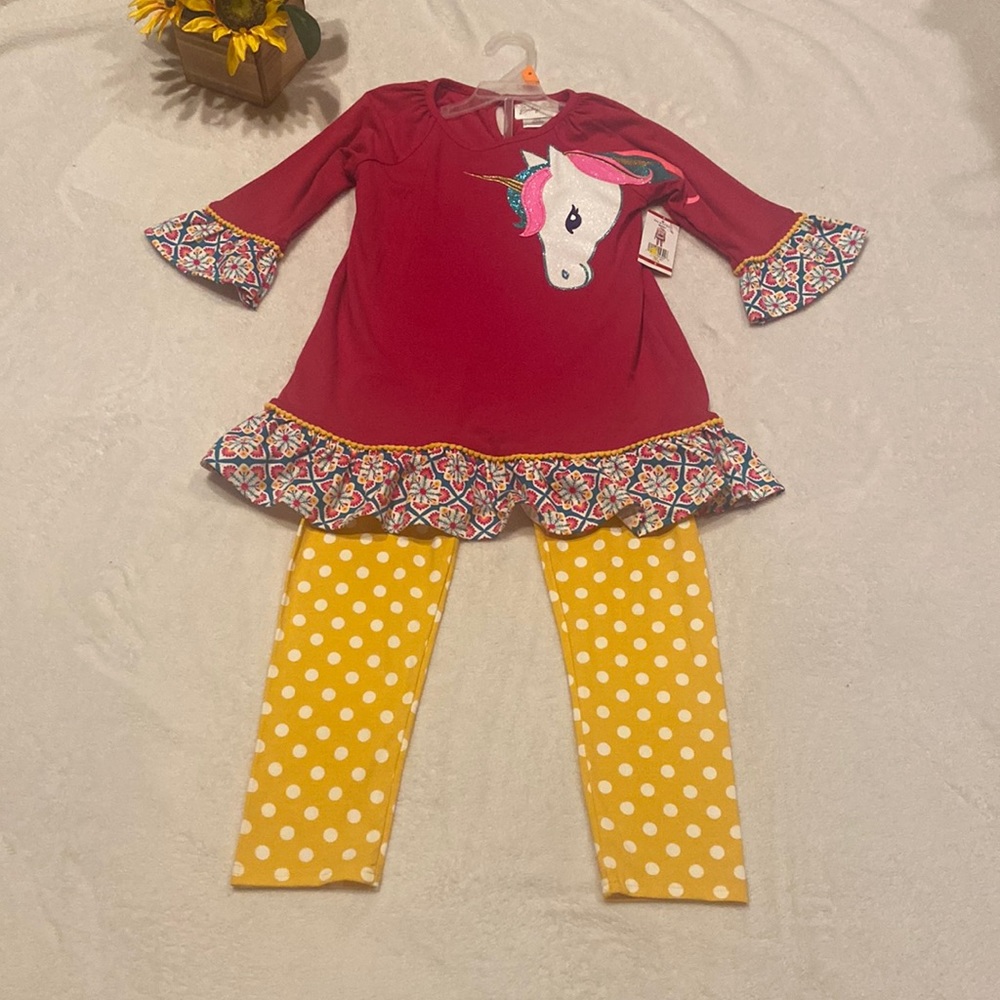 EMILY ROSE NWT Two Piece Unicorn Set Size 8
